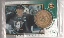 PAUL KARIYA/ PETER FORSBERG 1997/98 PINNACLE MINT COIN SEALED SAMPLE AF2871