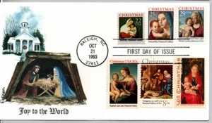 #2789 TRADITIONAL CHRISTMAS MADONNA & CHILD STAMP GREAT!! COMBO EDKEN FDC - Picture 1 of 1