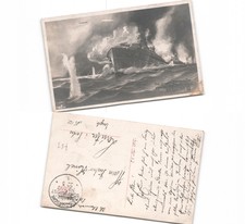 (k10763) Airships Fleet Advance to England by SMS Derfflinger to