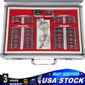 Optical Trial Lens Set Metal Rim Optometry Kit 104PCS w/ Free Accessories + Case - Picture 1 of 14