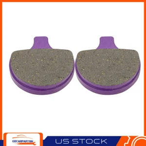 Front Brake Pads For 1990-1999 Harley-Davidson FLSTF Fatboy Carbon Fiber - Picture 1 of 11