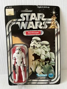 STAR WARS STORMTROOPER 12 BACK A FOOTER SKU MOC KENNER VINTAGE RARE ESB ROTJ HTF - Picture 1 of 19
