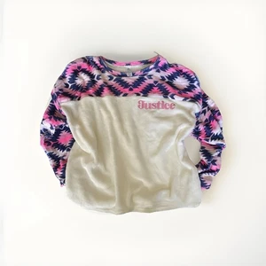 Sleep Justice NWT Girls 20/22 Plus Pajama Set Aztec Multicolor 2 Pc - Picture 1 of 6