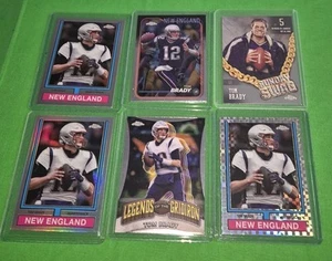 Tom Brady New England Patriots Card bundle - 6 card lot - Topps Panini (TB1) - Picture 1 of 3