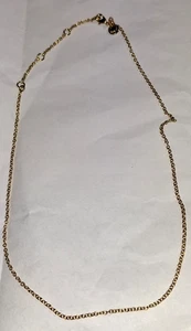 J Crew Dainty Chain Gold Necklace Adjustable - Picture 1 of 2