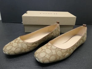 Authentic Coach Wendie Sig Ballet Shoes Women's Sie 11B - Picture 1 of 18