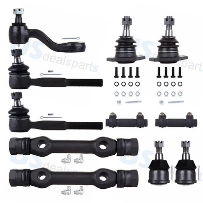 For 1987-1991 GMC R2500 Suburban R3500 11x Front Control Arm Ball Joint Tie Rods Foto 1 de 4