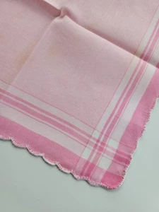 Vintage Damen Taschentuch Rosa - Bild 1 von 5