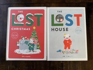 Lot of 2 Lost House & Christmas Books Children's Christmas Story - Picture 1 of 2