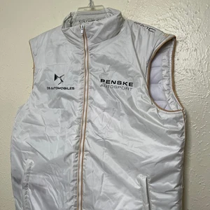 DS Automobiles Penske Gilet Uomo L Bianco Tampone Racing Formula E FE Logo Squadra - Foto 1 di 20
