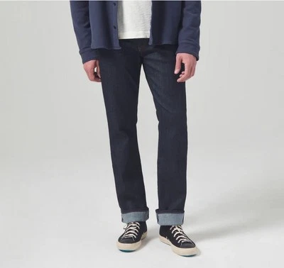 NWT CITIZENS OF HUMANITY THE SID Relaxed Straight Archive Jeans Size 40 Dark Age - Image 1 of 4