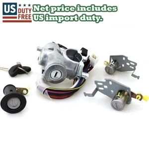 MAZDA 626 CAPELLA GC C2 GLX IGNITION STEERING SWITCH DOOR & TRUNK LID LOCKS SET - Picture 1 of 6