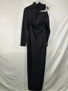 Vestido Solace London negro Ares talla 6 con manchas de tela - Imagen 1 de 10