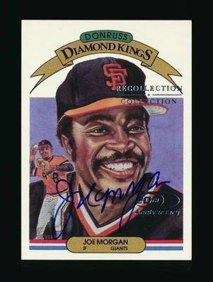 Donruss Recollection Collection 2004 Joe Morgan Diamond Kings automático #D 1/2 *2130 Foto 1 de 2