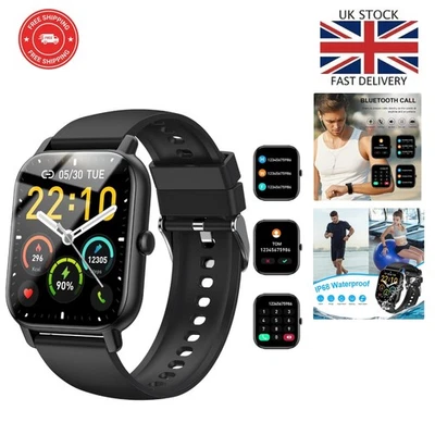 Elegant 1.85" HD Touchscreen Smartwatch for Fitness & Calls –  Waterproof - Image 1 of 4