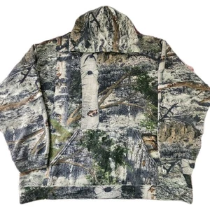Mossy Oak Camo Hoodie Mens XL Sweatshirt Hunting Camping Outdoor Camouflage - Picture 1 of 9
