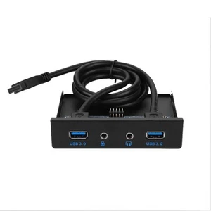 Usb3.0 Floppy Front Panel 3.5Inch 2 Usb3.0 Interfaces With Mic AM - Afbeelding 1 van 9
