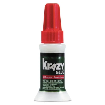 Krazy Glue KG92548R 0.17 oz All Purpose Brush-On Krazy Glue - Dries Clear New