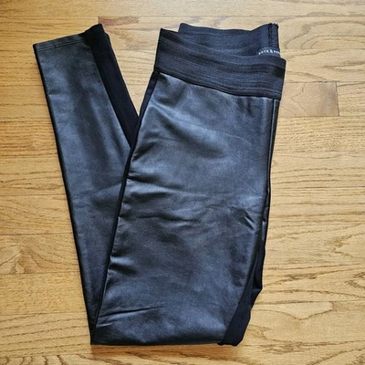 Pantalones ajustados negros Rock & Republic para mujer de imitación de cuero y spandex talla M Foto 1 de 4