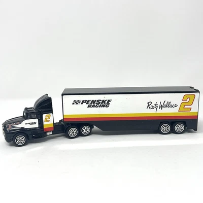 1990 Racing Champions, Rusty Wallace #2, Penske Mini Race Car & Transporter 1:64 - Image 1 of 4