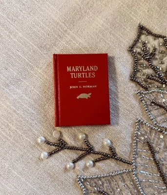 Maryland Turtles John E. Norman Xavier Press Miniature Book #97/300 Foto 1 de 2
