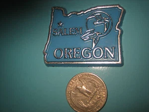 Vintage Souvenir SALEM OREGON RUBBER MAGNET Refrigerator - Picture 1 of 3