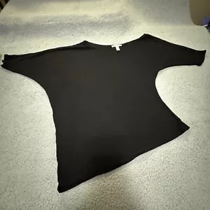Ambiance Apparel Kurzarm Shirt Oberteil Schwarz Damen Large Damen Bluse - Bild 1 von 4