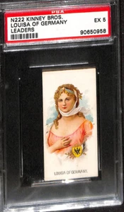 N222 Kinney, Leaders, 1889, Louisa of Germany, PSA 5 EX - Picture 1 of 2