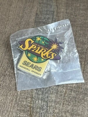 LA Sparks Pin - 1997 - Inaugural Sponsor Sears - Vintage WNBA Collectible Pin - Image 1 of 4
