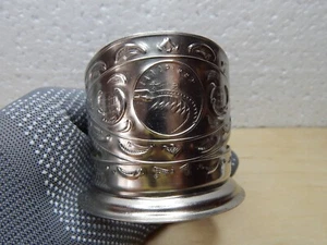 Vintage Nickel Plated tea Cup Holder "Zaporizhzhia" 1960s USSR Podstakannik - Picture 1 of 8