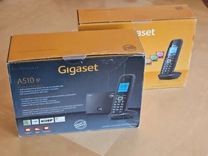 Gigaset A510 A510H VoIP DECT SIP + analog line TWO 2 Cordless Phone up to SIX 6 - Zdjęcie 1 z 4