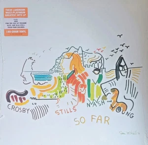 Crosby Stills Nash & Young - So Far LP - 180 Gram Black Vinyl Album - NEW RECORD - Picture 1 of 1