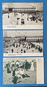 Asbury Park New Jersey Boardwalk und Casino UDB Postkarte Lot - Bild 1 von 4