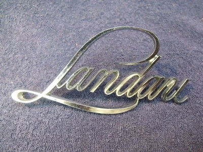 1974 1976 Buick Electra ограниченного купе Ландау крыши стойка сценарий значок эмблема - Изображение 1 из 4