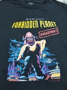 Vintage Y2K MGM Forbidden Planet Movie Comic Promo Tee Shirt Licensed Size M - Picture 1 of 9