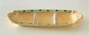 Pfaltzgraff Secrets of Pistoulet Divided Relish Dish 12" Jana Kolpen - Picture 1 of 7