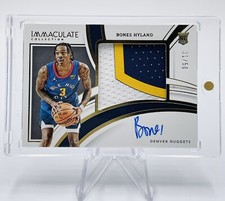 2021 2022 Panini Immaculate RPA Bones Hyland #PPA-BHY Patch Card  RC /50 Rookie