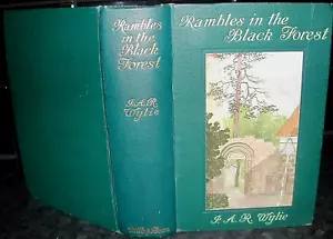 RAMBLES in BLACK FOREST I A R Wylie 1911 1st Ed BADEN-BADEN Alb Valley GERMANY - Foto 1 di 1