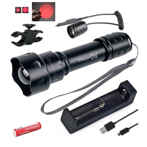 Linterna de visión nocturna roja UniqueFire UF-T20 infrarroja con zoom LED IR 850nm - Imagen 1 de 74