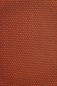 Vintage Japanese Silk Tsumugi Kimono Fabric Red Small Floral 106cm(41") - Picture 1 of 10