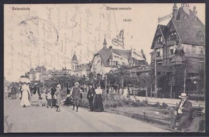 73534) Postal Swinemünde paseo de dunas casa Treptow 1905 - Imagen 1 de 2