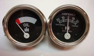 Öl, Ampere Messgeräte für IH International B250 B275 B276 B414 354 374 414 434 444 GAS - Bild 1 von 2