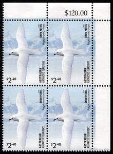 2024 Snow Petrel Native Bird $2.40 AAT URC Value Block of Four Mint Stamps - Picture 1 of 1