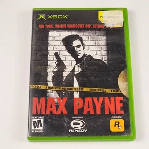 MAX PAYNE Original MicroSoft Xbox - Game and Case, No Manual 2001 - Picture 1 of 4