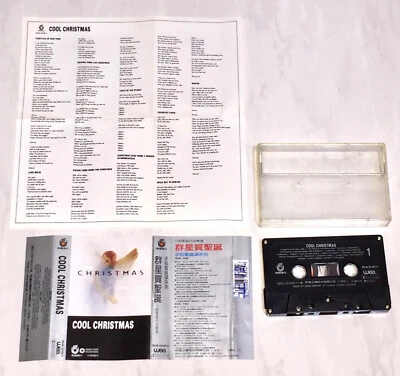 Tori Amos . Enya 1994 Cool Christmas Taiwan Edition Cassette Tape Promo Insert - Image 1 of 4
