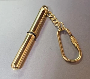 Goldtone eyebrow makeup brush? Keychain- B2- READ - Bild 1 von 5