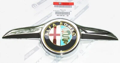 Stemma Logo Anteriore Per Alfa Romeo Gt Emblema Per Griglia Originale - Immagine 1 di 3