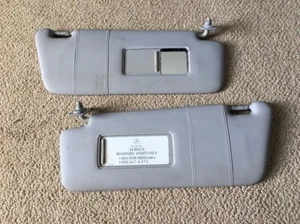 98 99 00 01 02 03 Mercedes-Benz CLK320 CLK430 Sun Visors Shade Set Grey - Picture 1 of 9