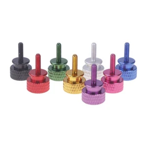 10Pcs M3*10MM Knurl High Step Head Hand Tighten Thumb Screw Thumbscrews Bolt W❤D - Afbeelding 1 van 20