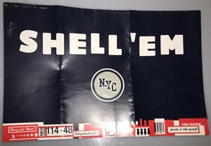 1998 New York Yankees "Shell Em" Just Do It sign Baseball World Series 17" x 11" - Picture 1 of 4